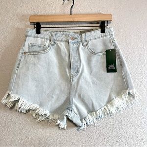 Wild Fable High Rise Button Fly Jean Shorts